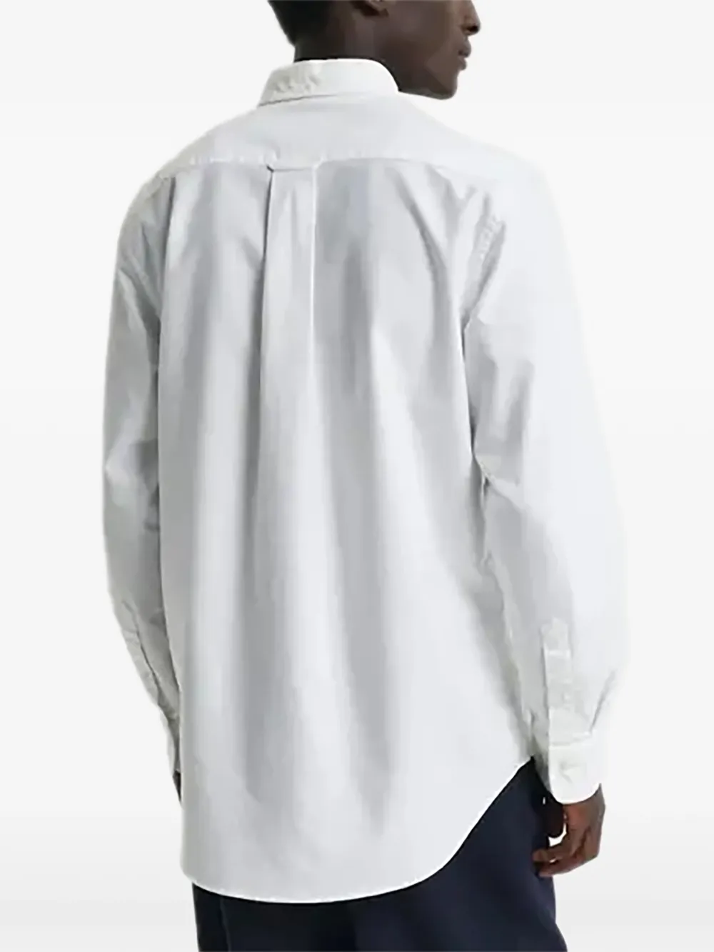 Gant Overhemd met lange mouwen en zak Wit