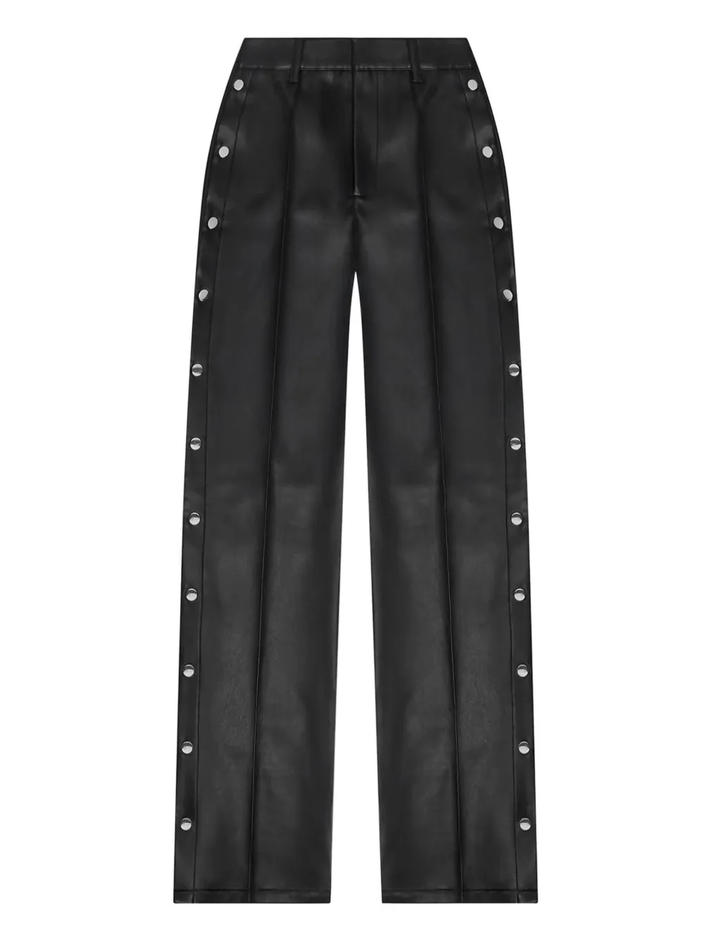 Manière De Voir pintuck popper trousers - Nero