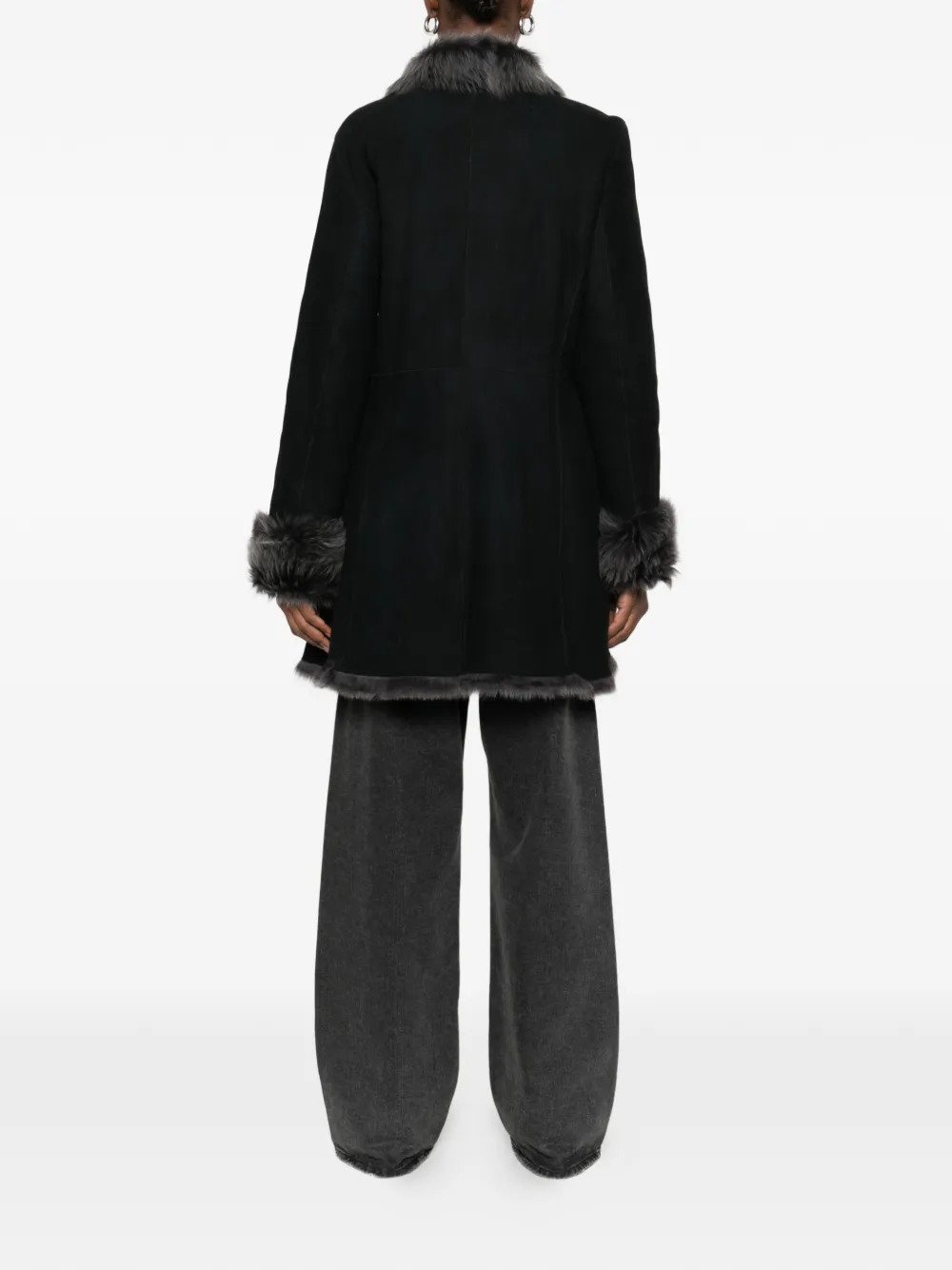 1990s Fur Trim Coat