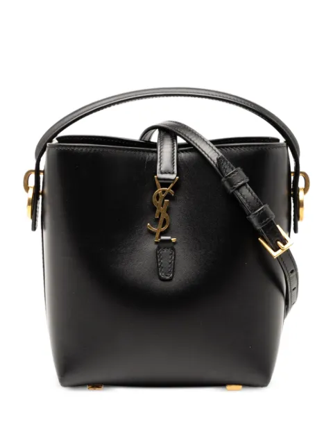 Saint Laurent Pre-Owned 2024 Mini Shiny Calfskin Le 37 Bucket Bag satchel