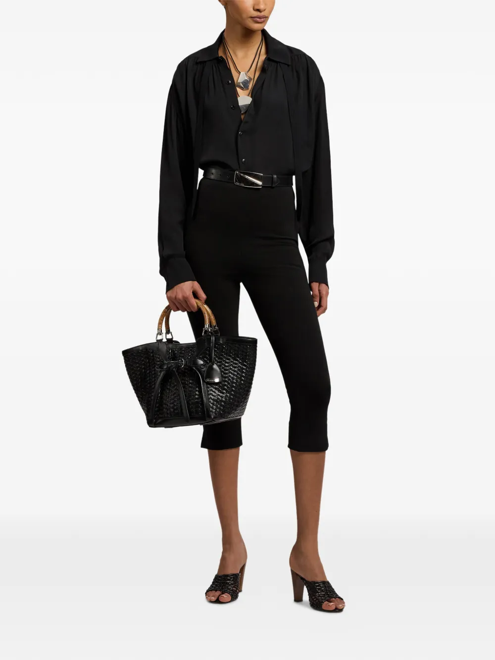 Ralph Lauren Collection Skinny broek Zwart