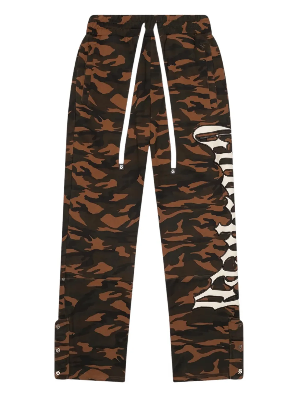 GODSPEED OG logo camouflage track pants | Brown | Image 1