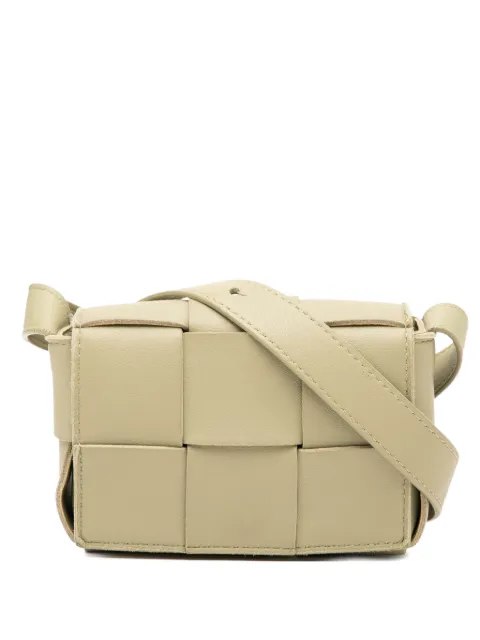 Bottega Veneta Pre-Owned bolsa crossbody Candy de piel de napa en Intrecciato Cassette 2012-2025