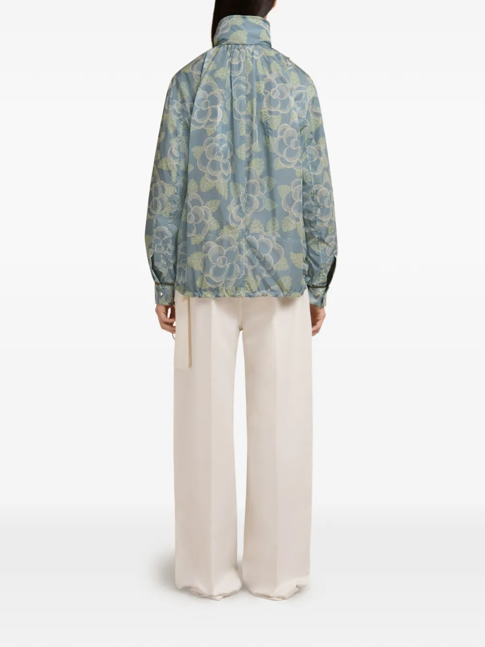 Marni フローラル ジャケット | ブルー | FARFETCH JP