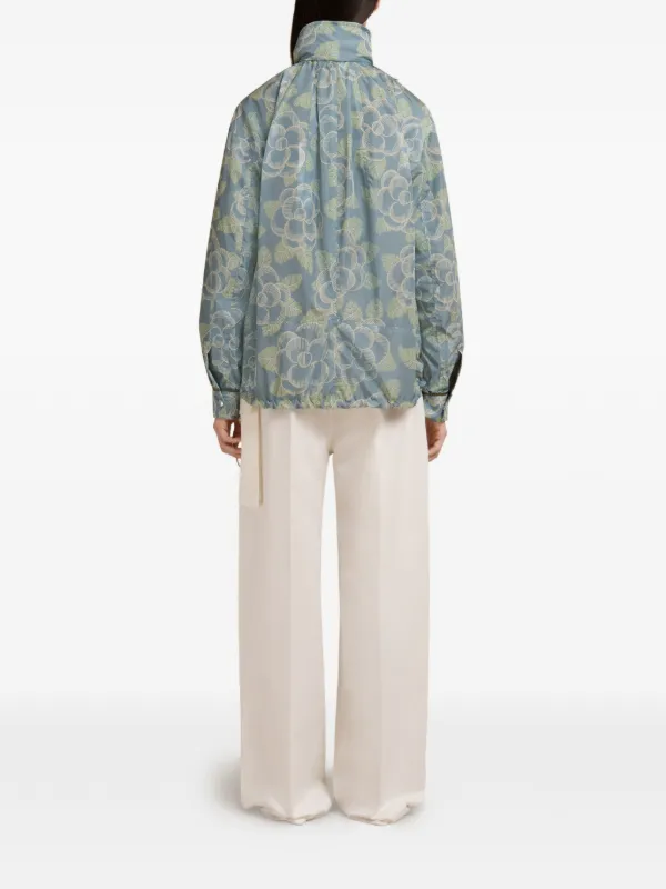 Marni フローラル ジャケット | ブルー | FARFETCH JP