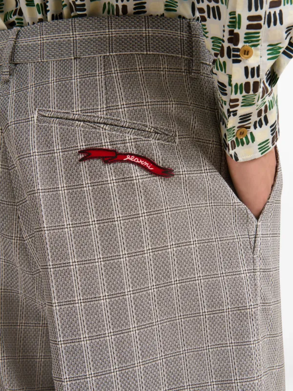 Marni チェック パンツ | グレー | FARFETCH JP