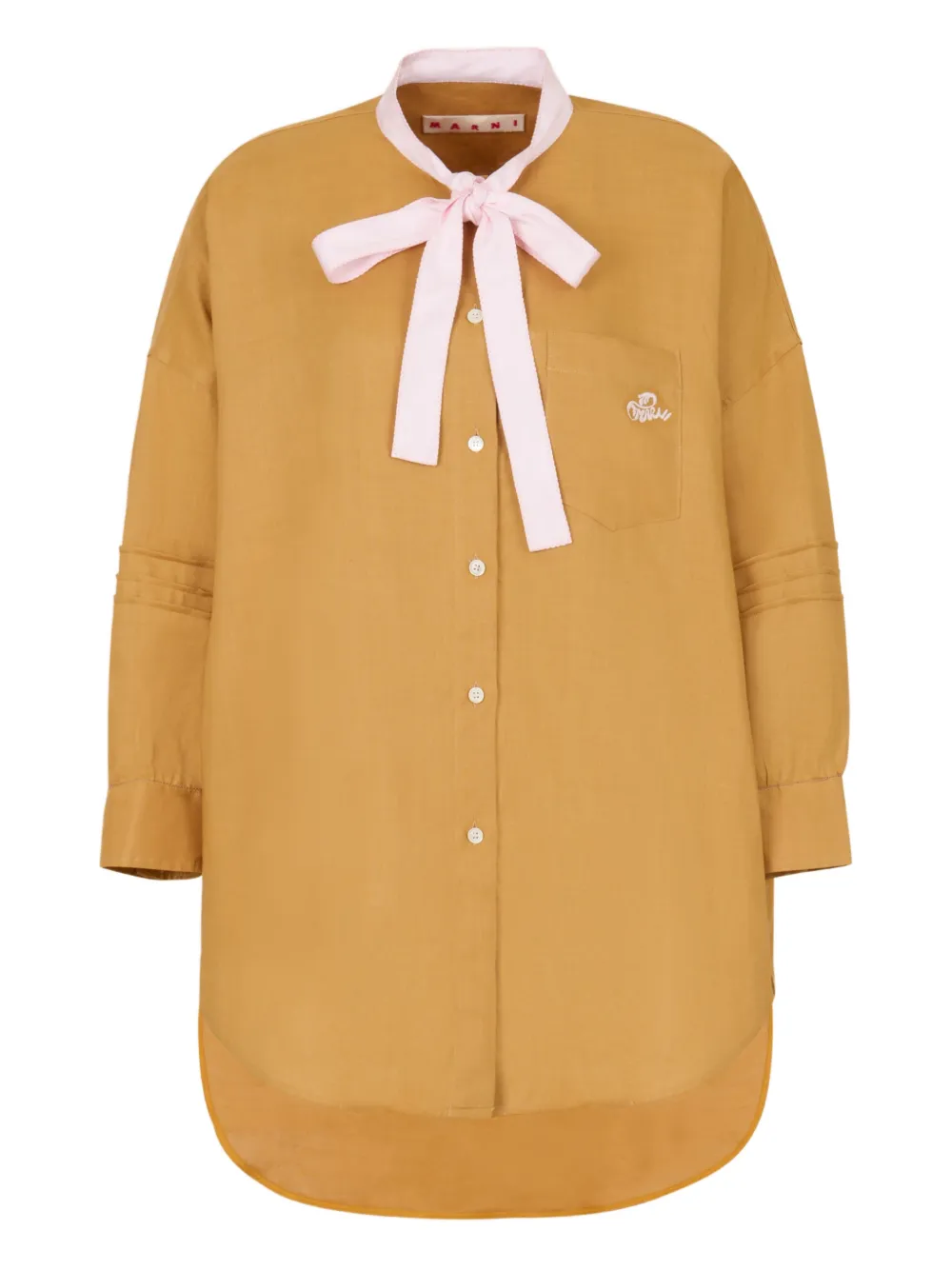 Marni Camicia con ricamo - Giallo