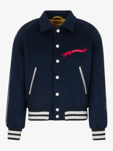 Marni embroidered bomber jacket