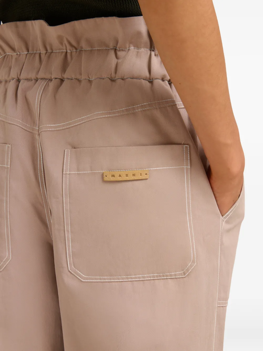 Marni Gabardine broek Beige