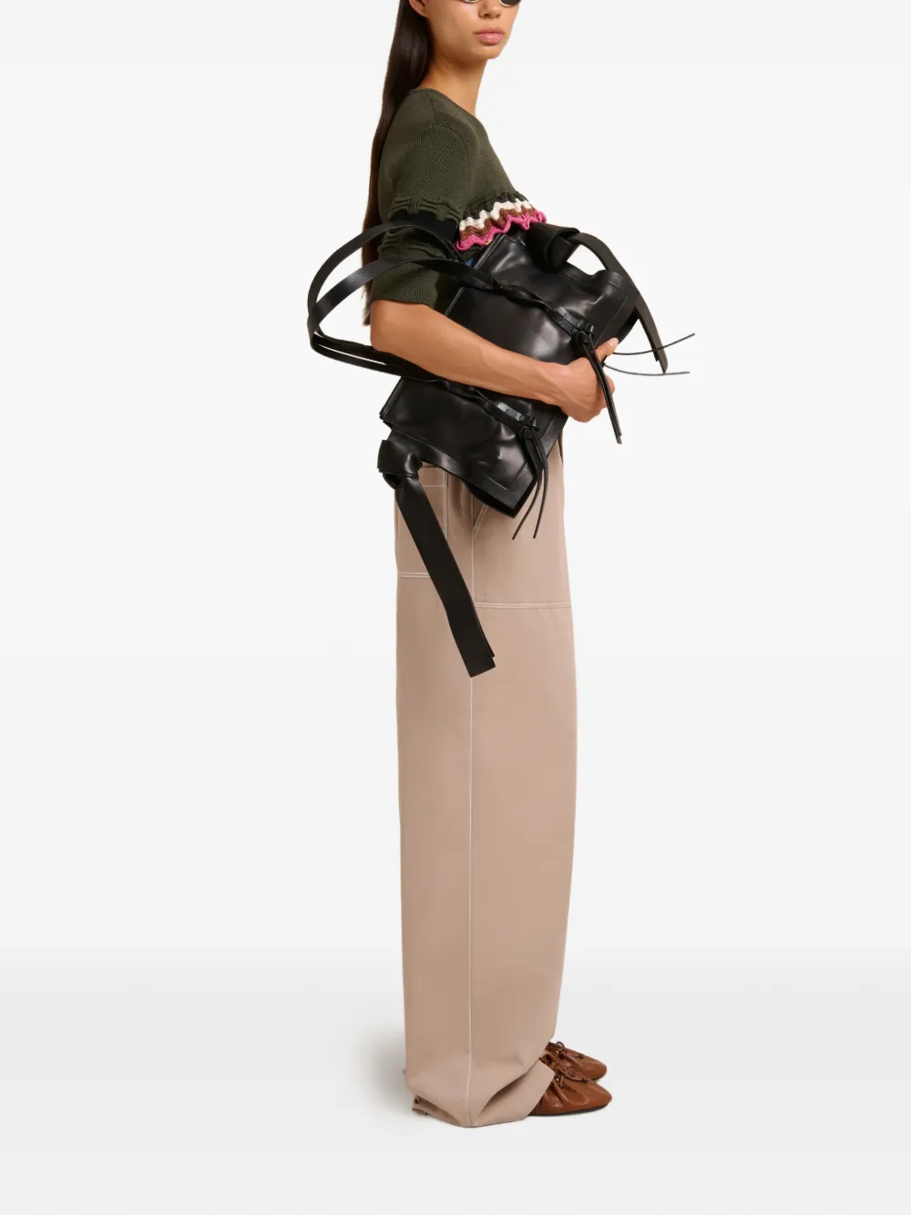 Marni Gabardine broek Beige