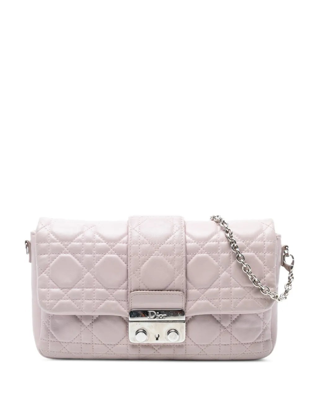 Christian Dior Pre-Owned Borsa a tracolla Miss Dior Promenade in pelle di agnello con motivo Cannage 2012 - Rosa