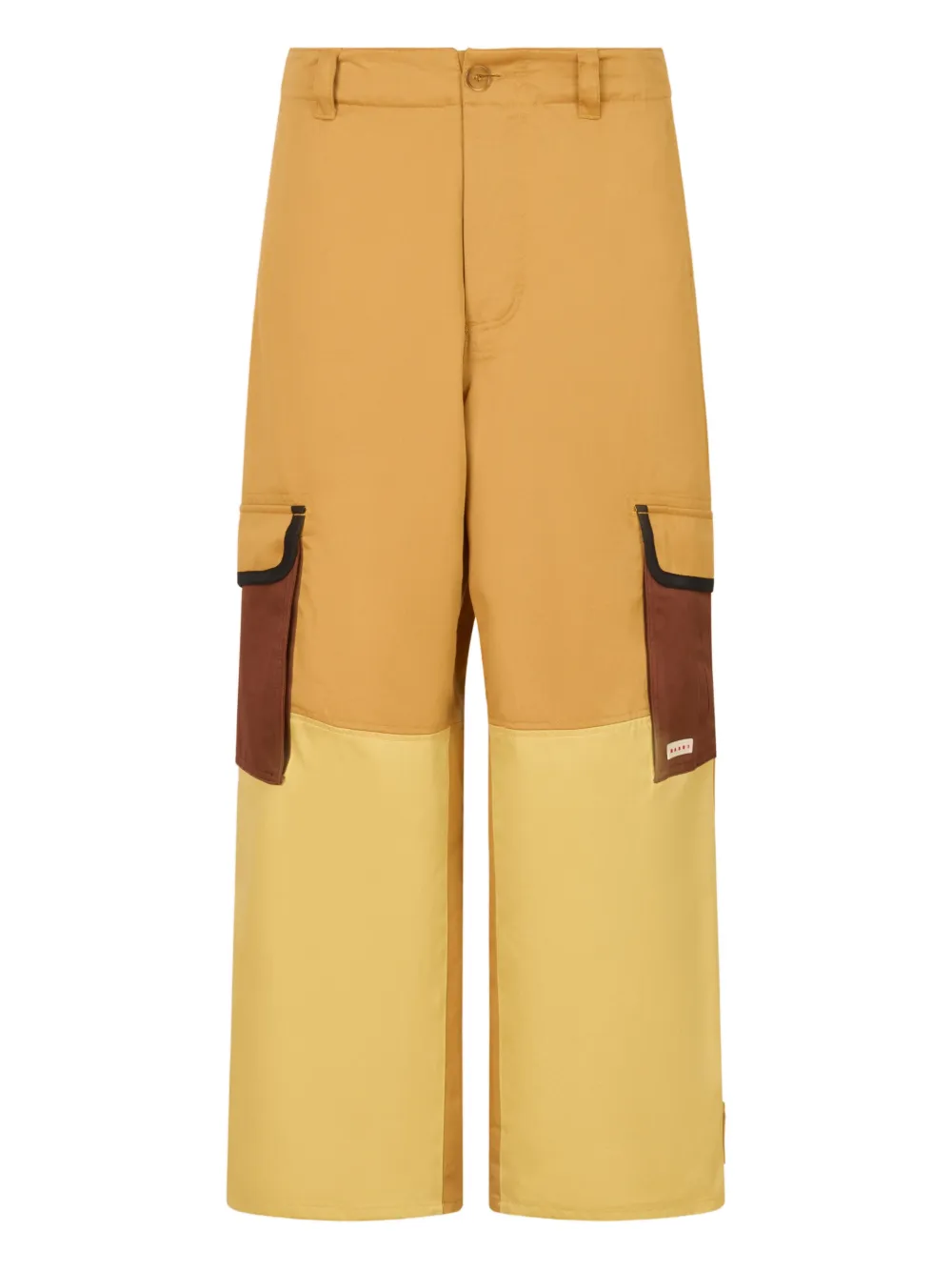 Marni Cargo con design color-block - Giallo