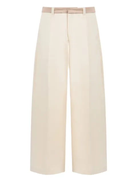 Marni bukser med logomærke og bæltestrop