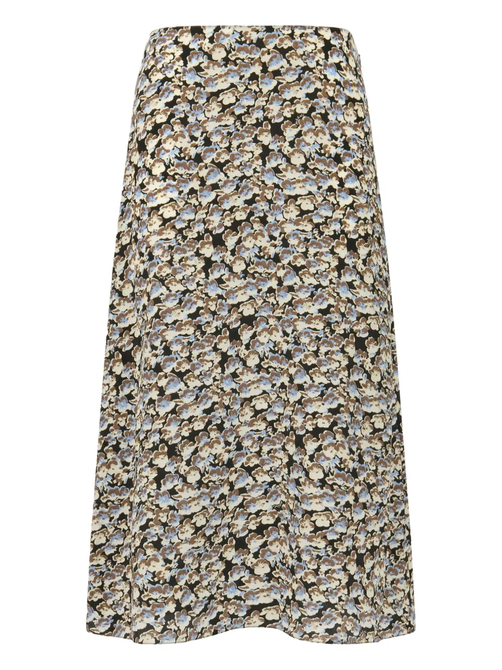 Marni floral-pattern midi skirt | Black | Image 1