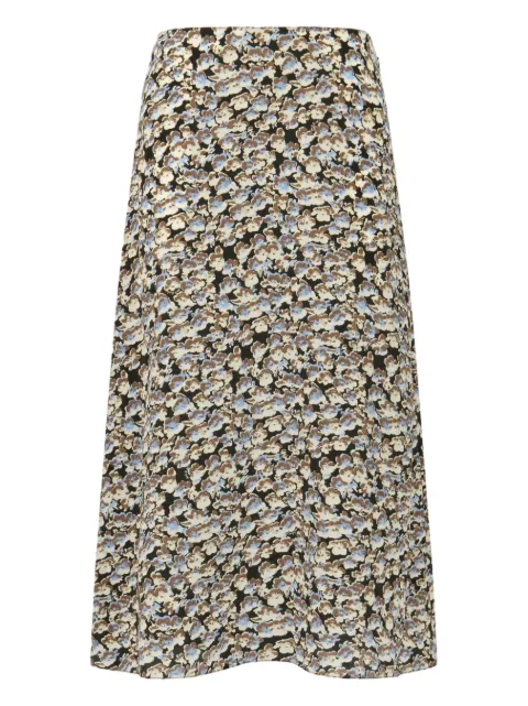 Marni falda midi con motivo floral