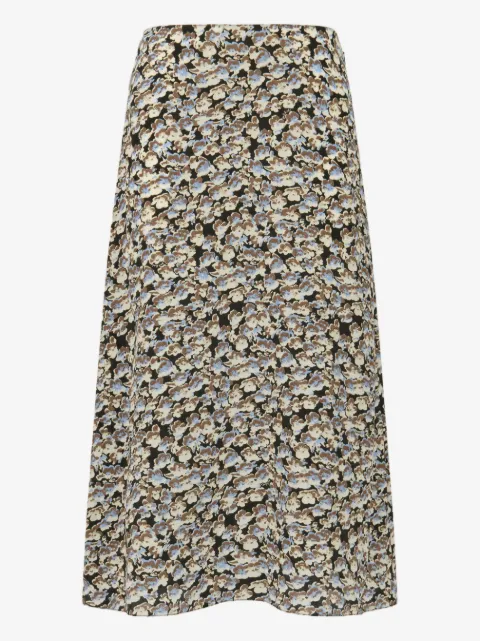 Marni Crêpe de chine Fluid Rock mit Anemonen-Print
