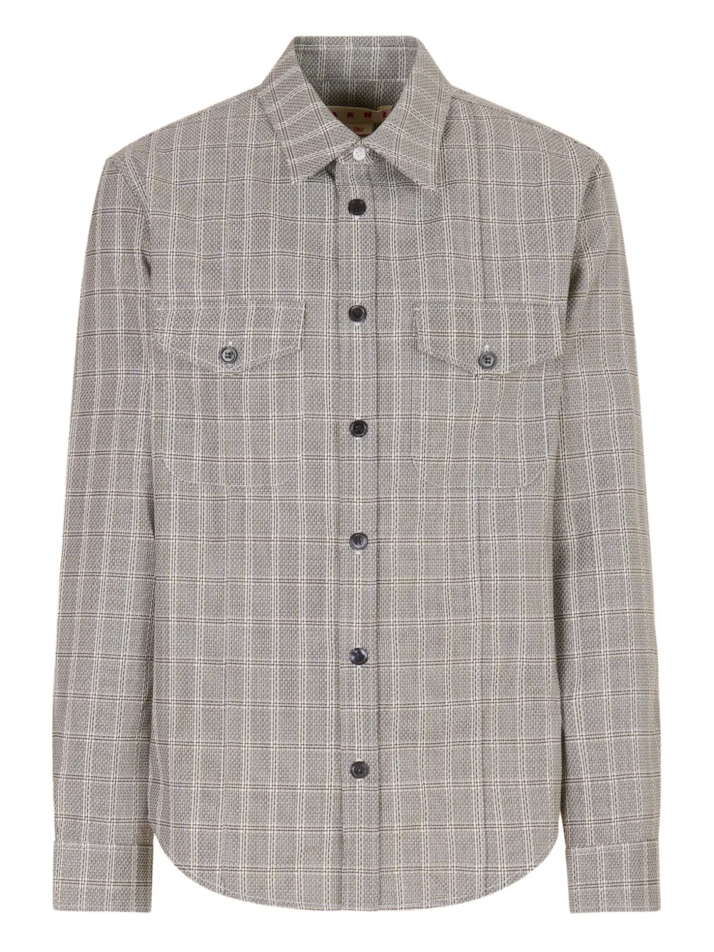 Marni camisa con bolsillos y solapa | gris | Image 1