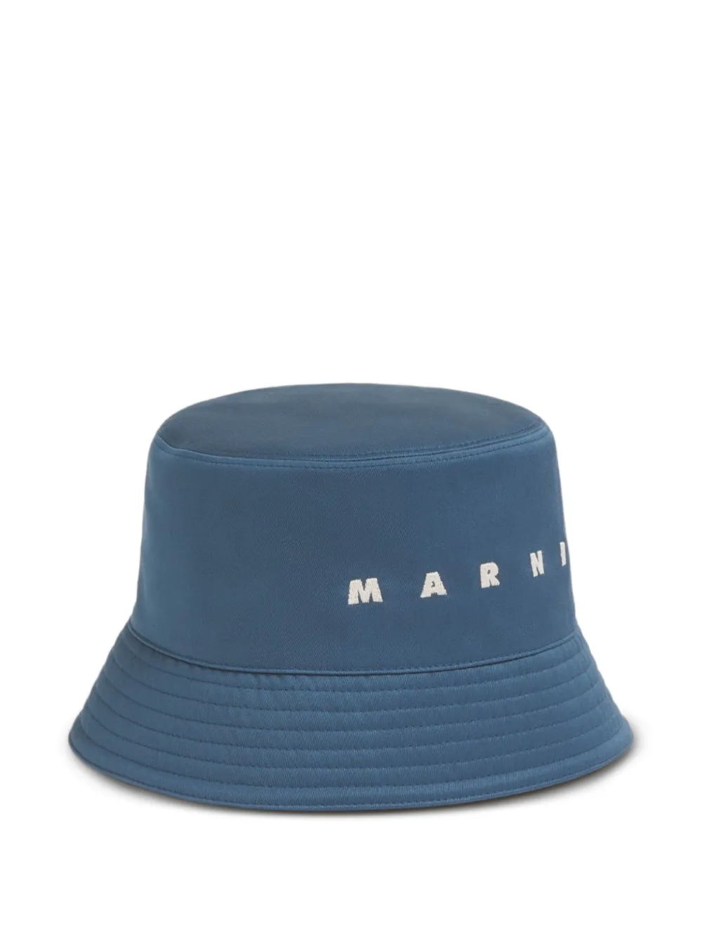 Marni embroidered-lettering bucket hat | Blue | Image 1