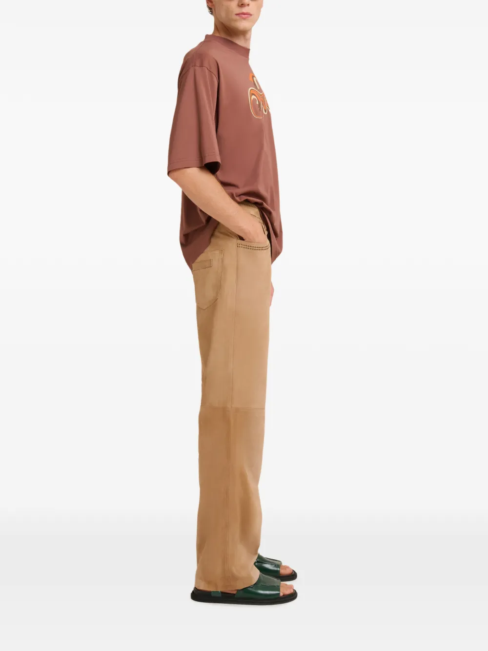 Marni 로고 디테일 반소매 티셔츠 | 티셔츠 | Image 2