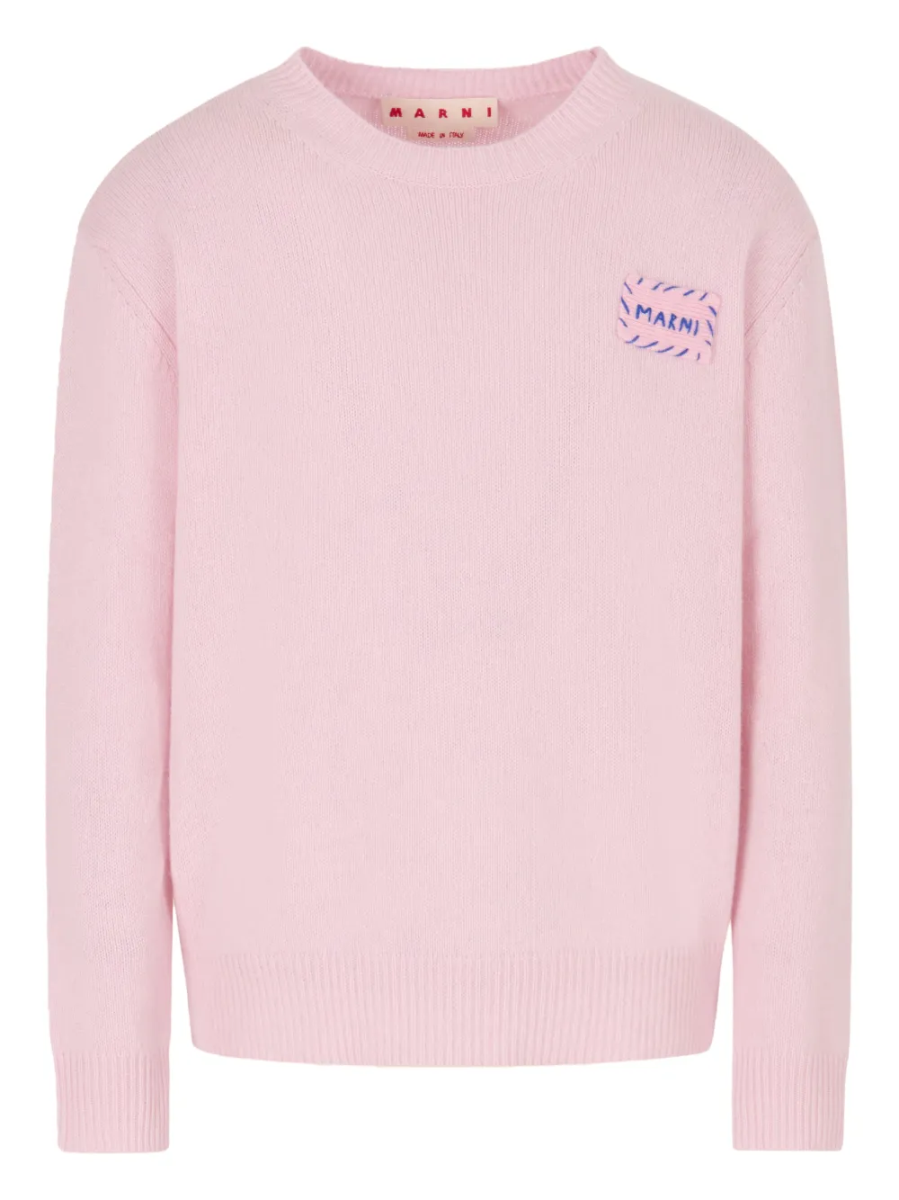 Marni sweat à patch logo | rose | Image 1