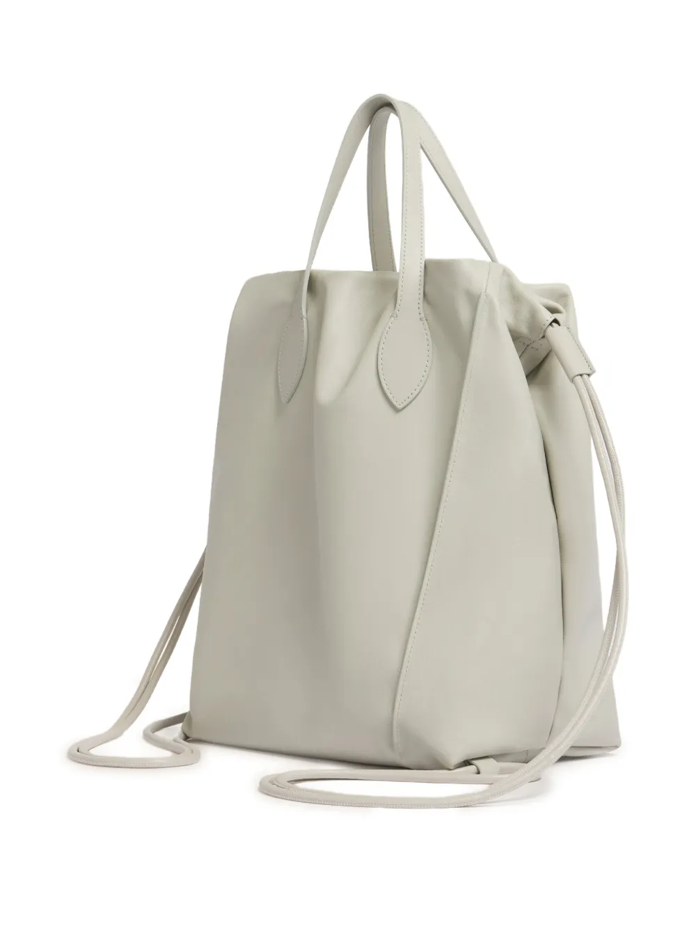 Marni Leather Scrunchie Backpack | Grey | FARFETCH ZA