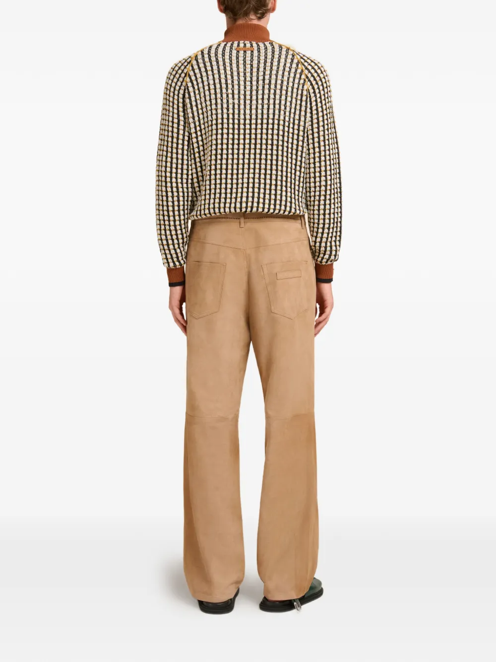 Marni Broek met uitgesneden detail Beige