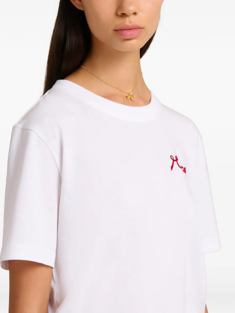 Marni horse-pendant necklace - Goud