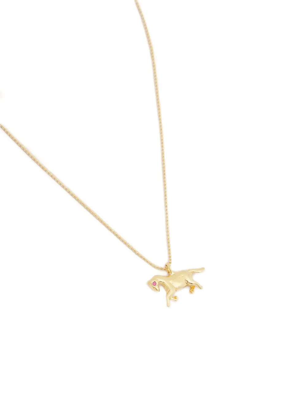 Marni Horse-pendant Necklace In Gold