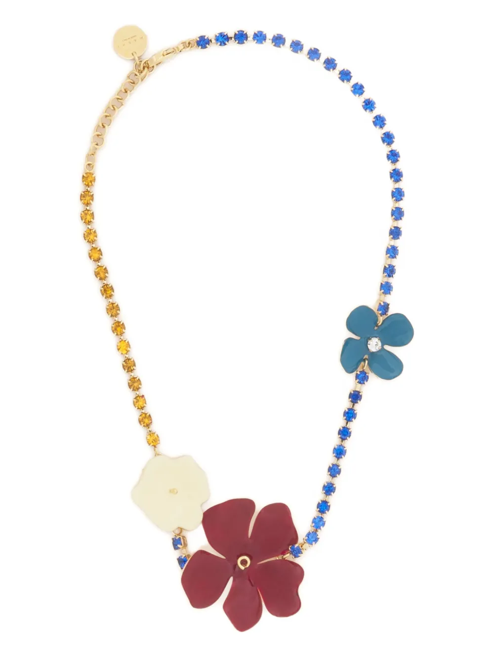 Marni flower-detail necklace - Oro