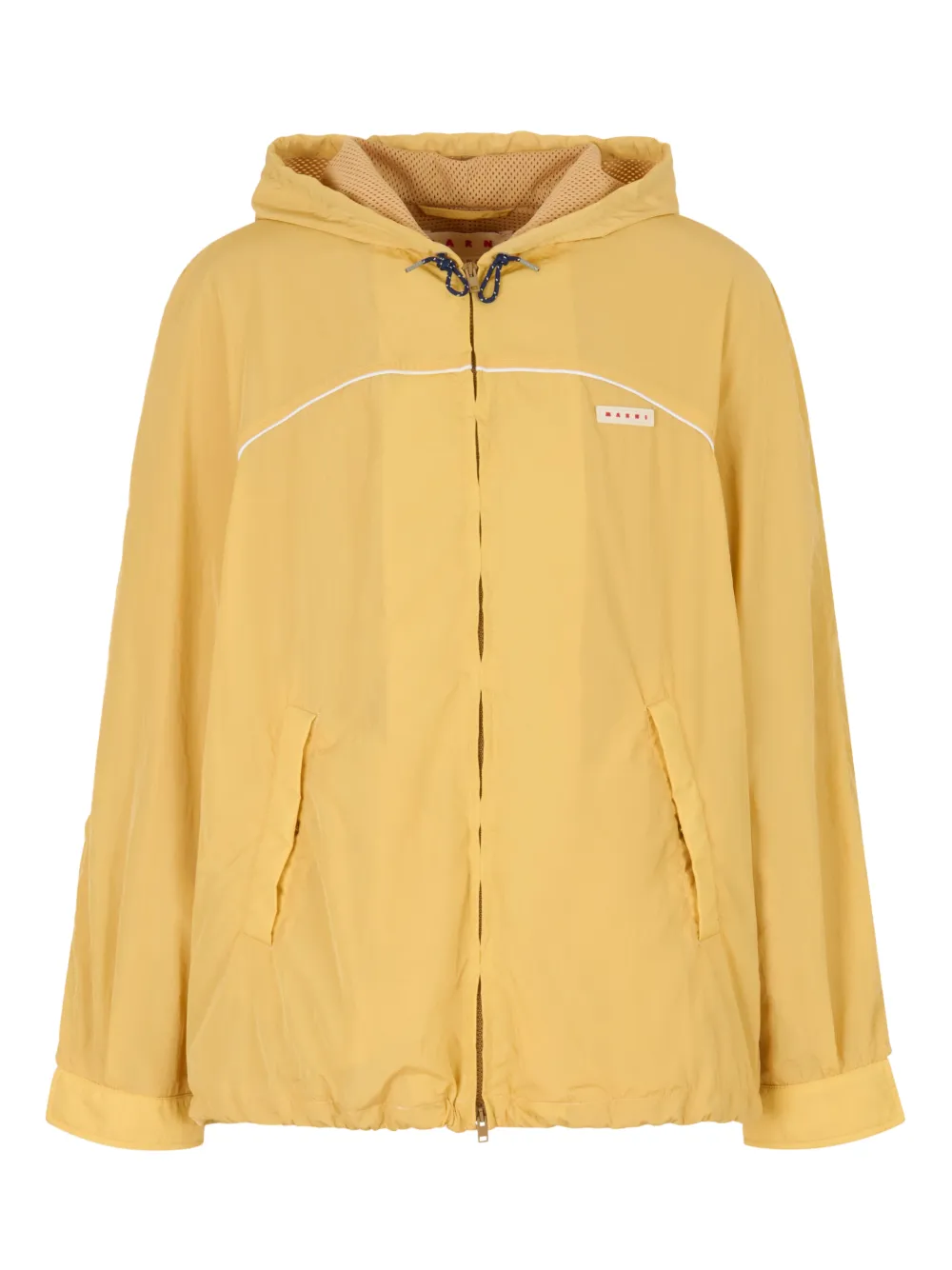 Marni drawstring-hooded jacket | Yellow | Image 1
