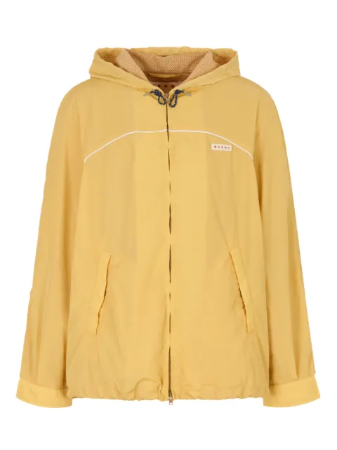 Marni drawstring-hooded jacket