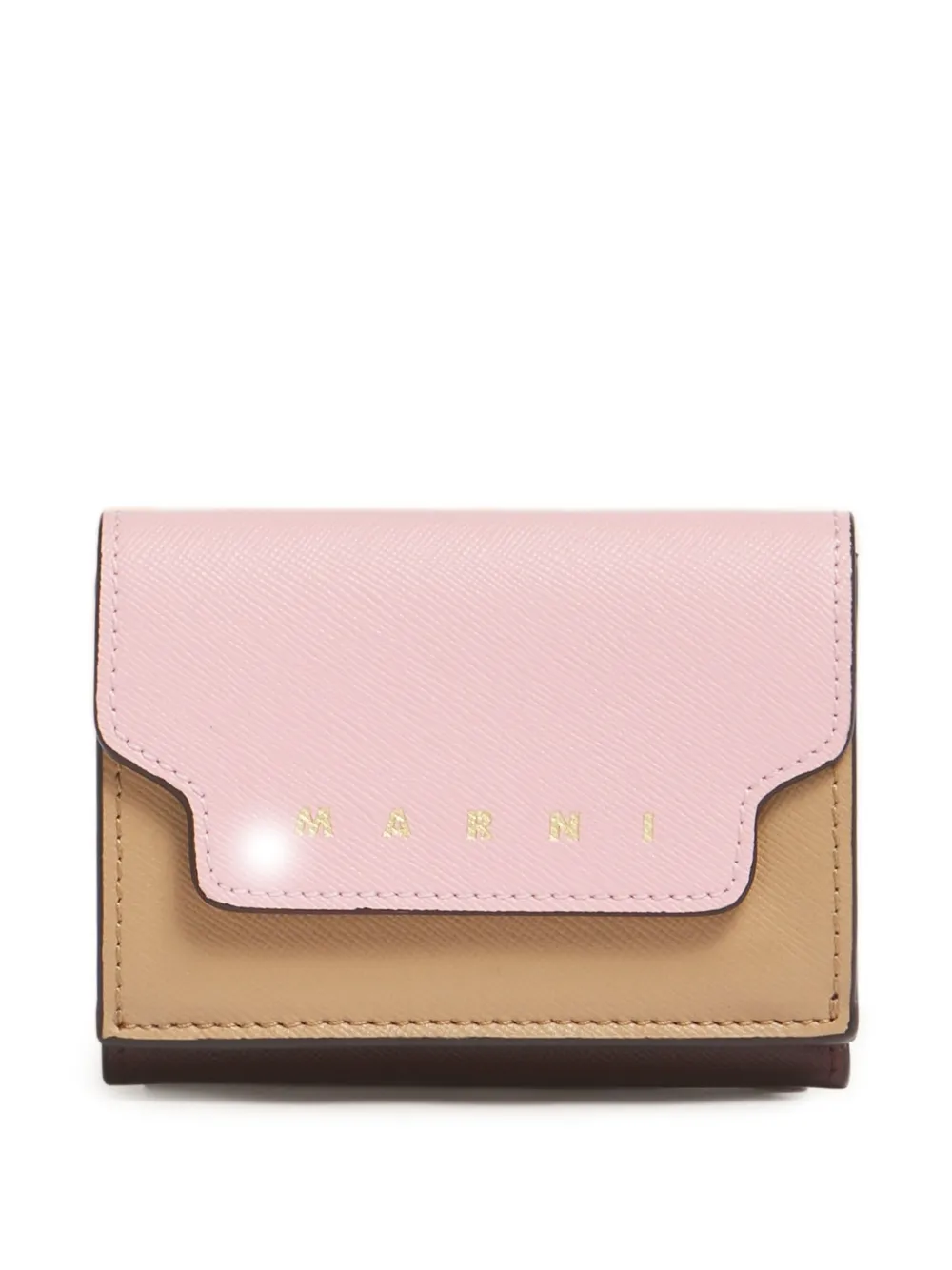 Marni Portafoglio tri-fold - Rosa