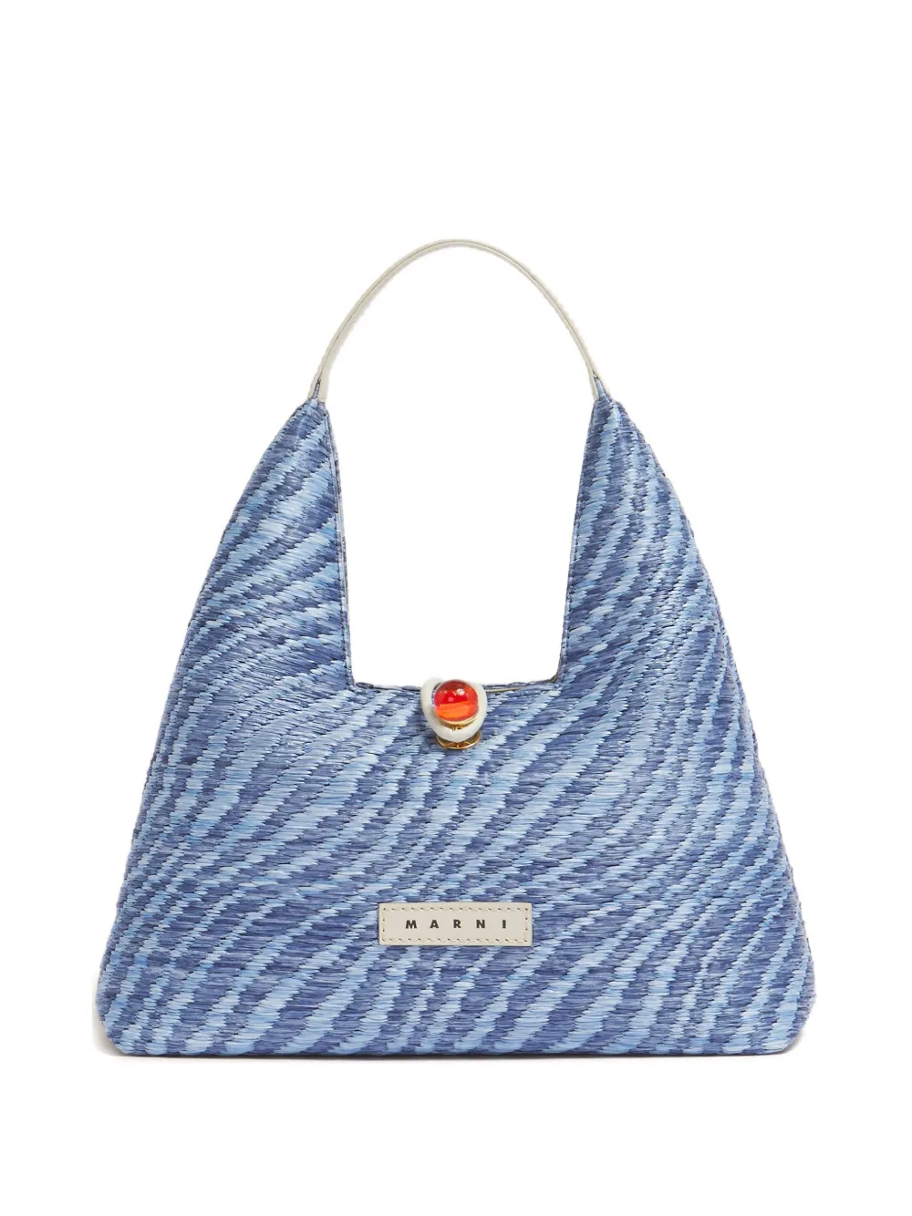 Marni Borsa tote a trapezio - Blu