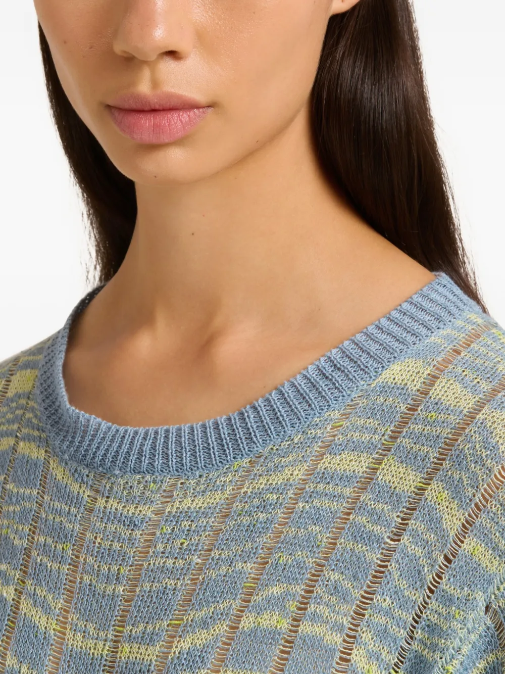 Marni Maxi-jurk met split Blauw
