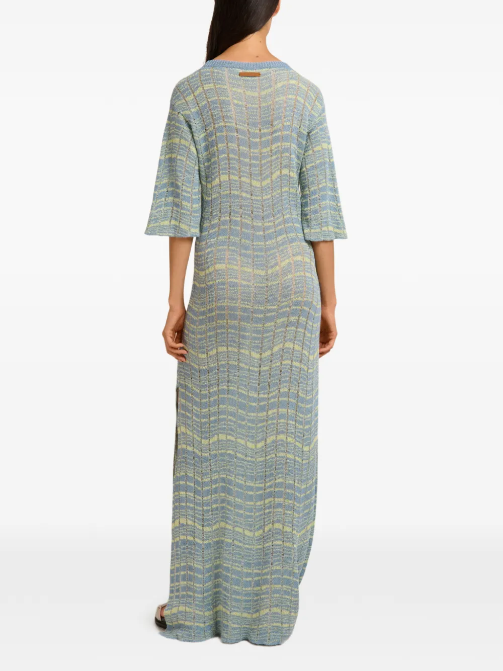 Marni Maxi-jurk met split Blauw