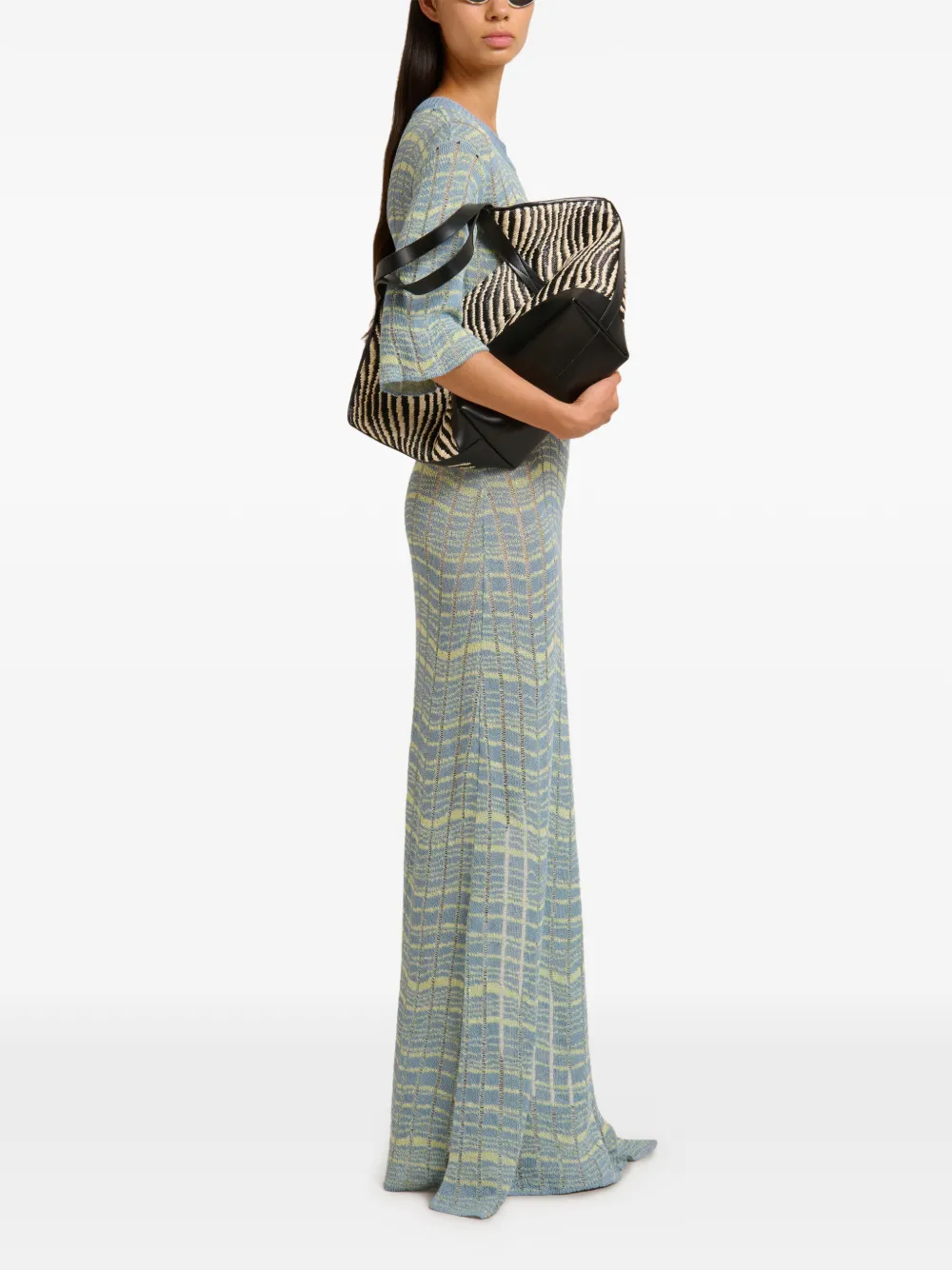 Marni Maxi-jurk met split Blauw