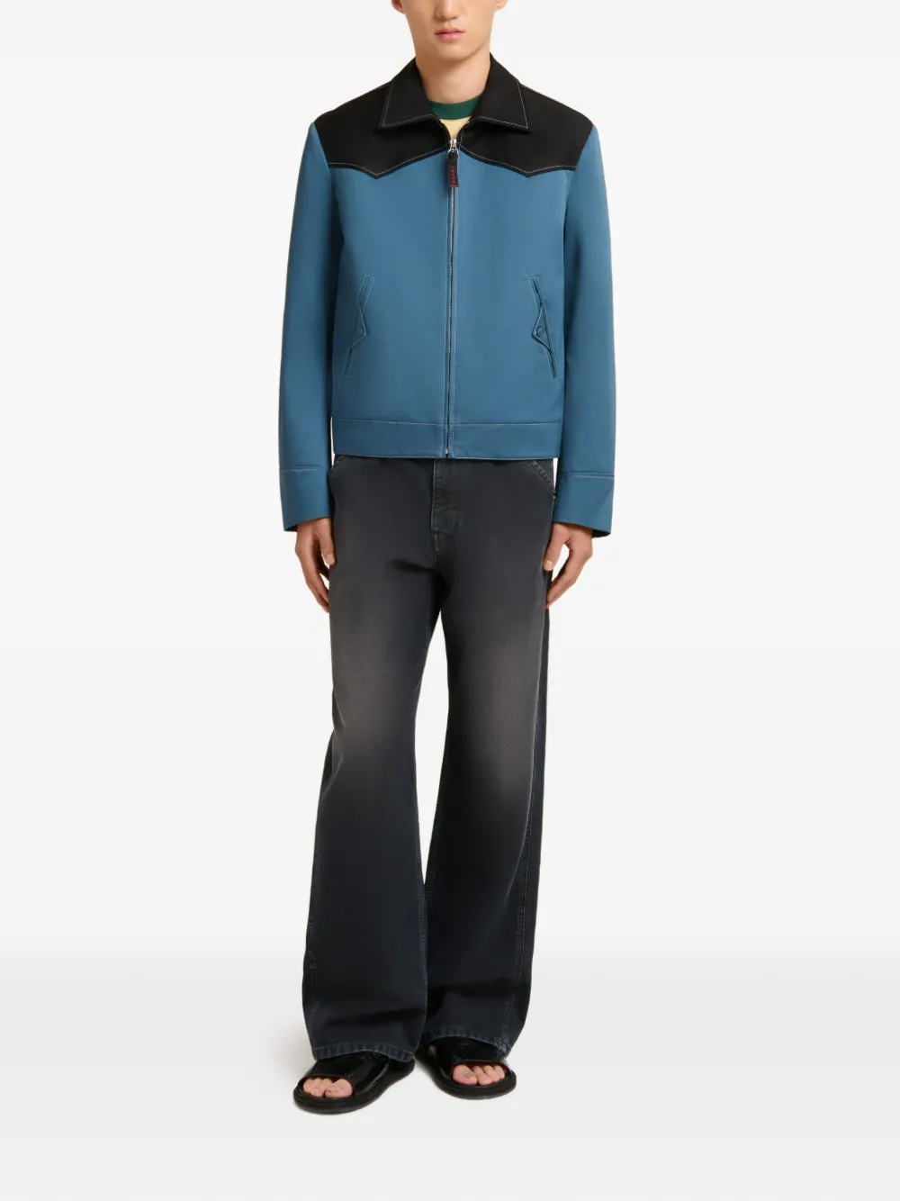 Marni pointed zip-fastening jacket | Bomber Jackets | Image 2
