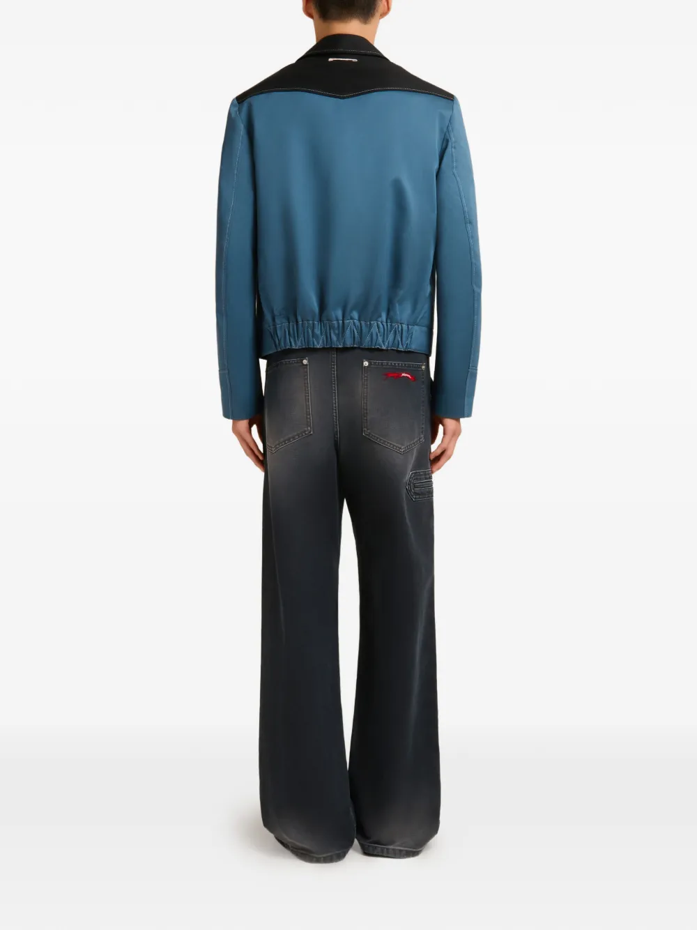 Marni ジップアップ ジャケット | ブルー | FARFETCH JP