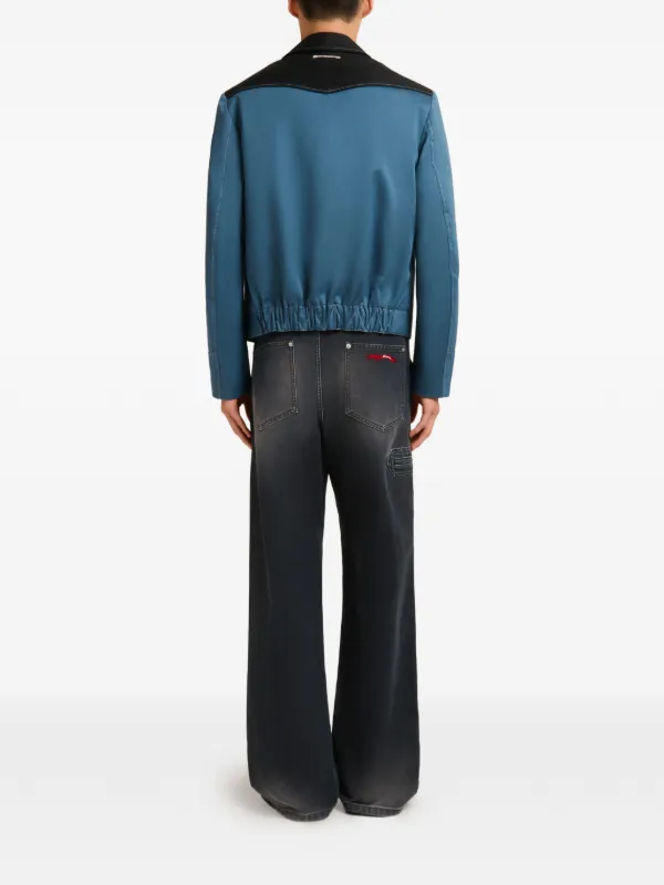 Marni ジップアップ ジャケット | ブルー | FARFETCH JP