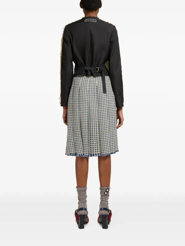 Marni ツイード ジャケット | ブルー | FARFETCH JP