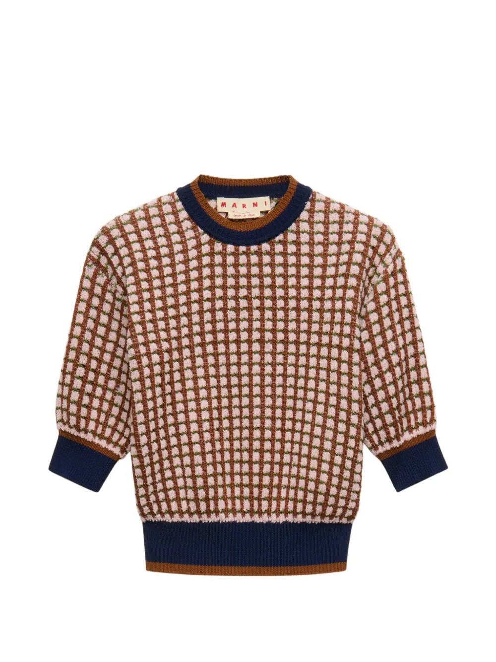 Marni jacquard tweed sweatshirt - Rosa
