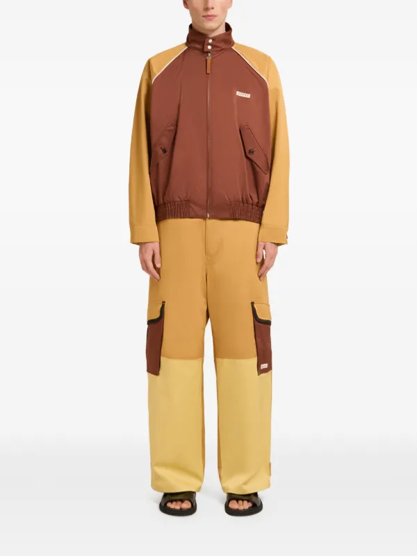 Marni ラグランスリーブ ジャケット | ブラウン | FARFETCH JP