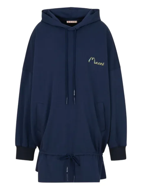 Marni vestido corto con cordones en la cintura