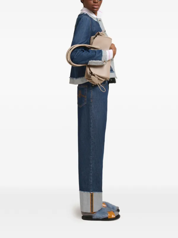 Marni ロールアップヘム ジーンズ | ブルー | FARFETCH JP