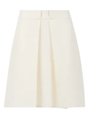 Jil Sander パネル フレアスカート | ホワイト | FARFETCH JP