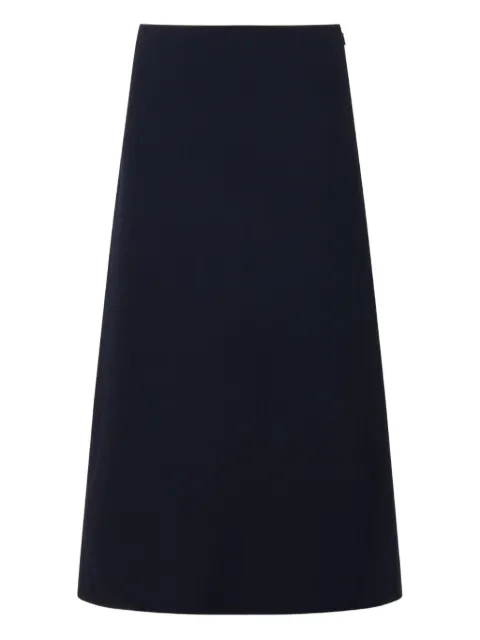 Marni A-line crêpe midi skirt