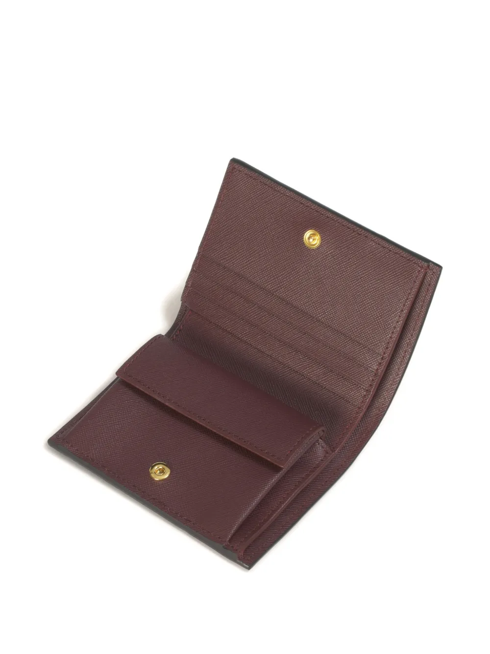 Marni Saffiano Bifold Wallet In Pink