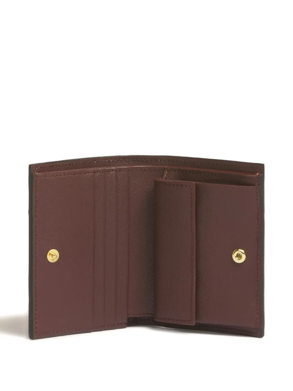 Marni Saffiano Bifold Wallet In Pink