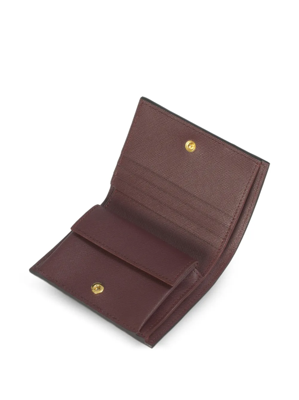 Marni Saffiano leren portemonnee Roze