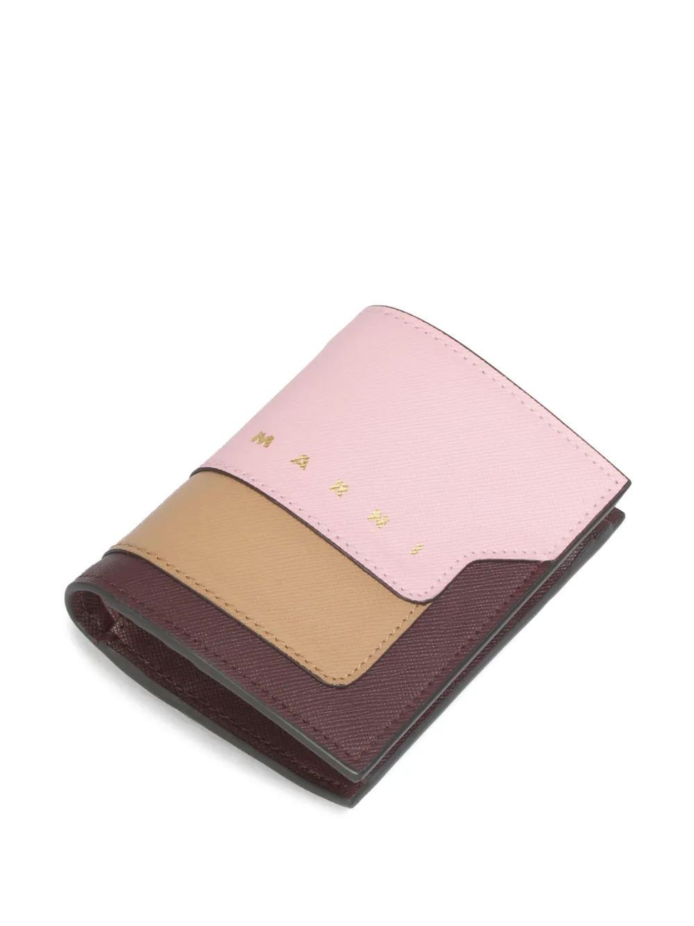  Marni Saffiano Bifold Wallet - Pink 